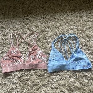 PINK Set of 2 Bralettes